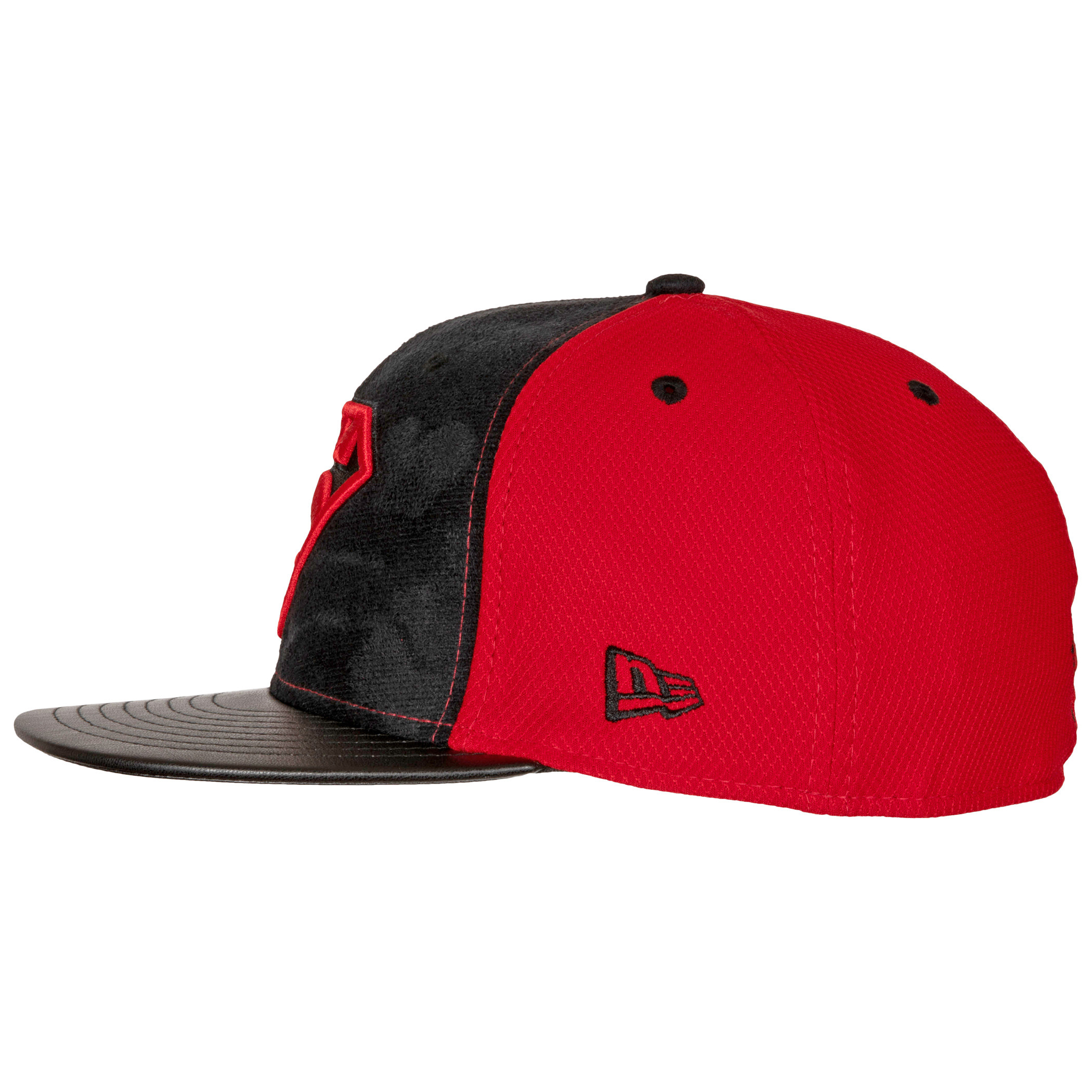 Superman Superboy Black & Red New Era 59Fifty Fitted Hat